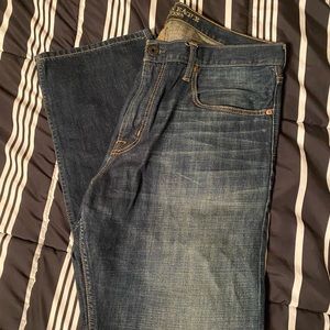 AE relaxed straight jeans
